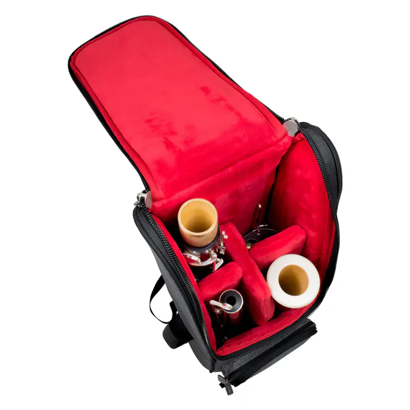 Tom & Will fagott gigbag ~ Grå med rødt interiør