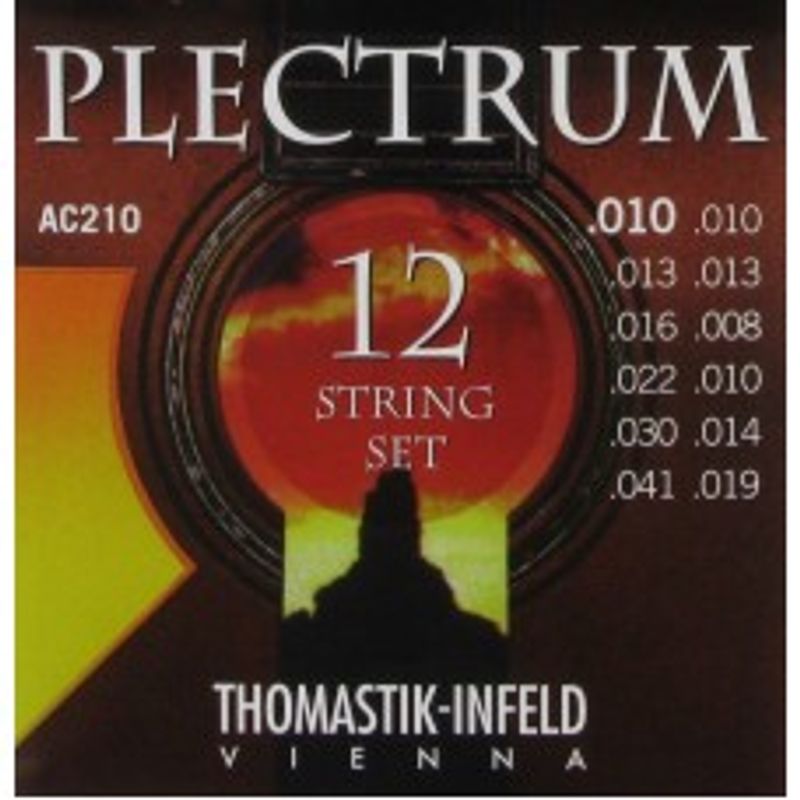 Thomastik-Indfeld  Plectrum Tolvstrengs Sett -Ekstra light AC210