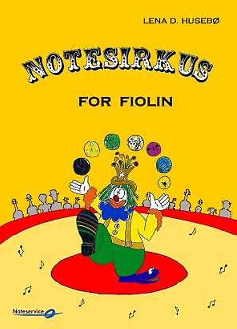 Hovedbilde Notesirkus fiolin - Arbeidsbok med morsomme note- ...