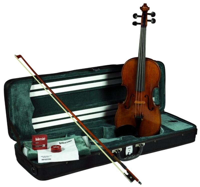 Fiolinpakke VN75H  Preciso Strad Antique 4/4 med kasse,bue,harpiks. (MÅ KLARGJØRES VED BESTILLING AV FELEMAKER)
