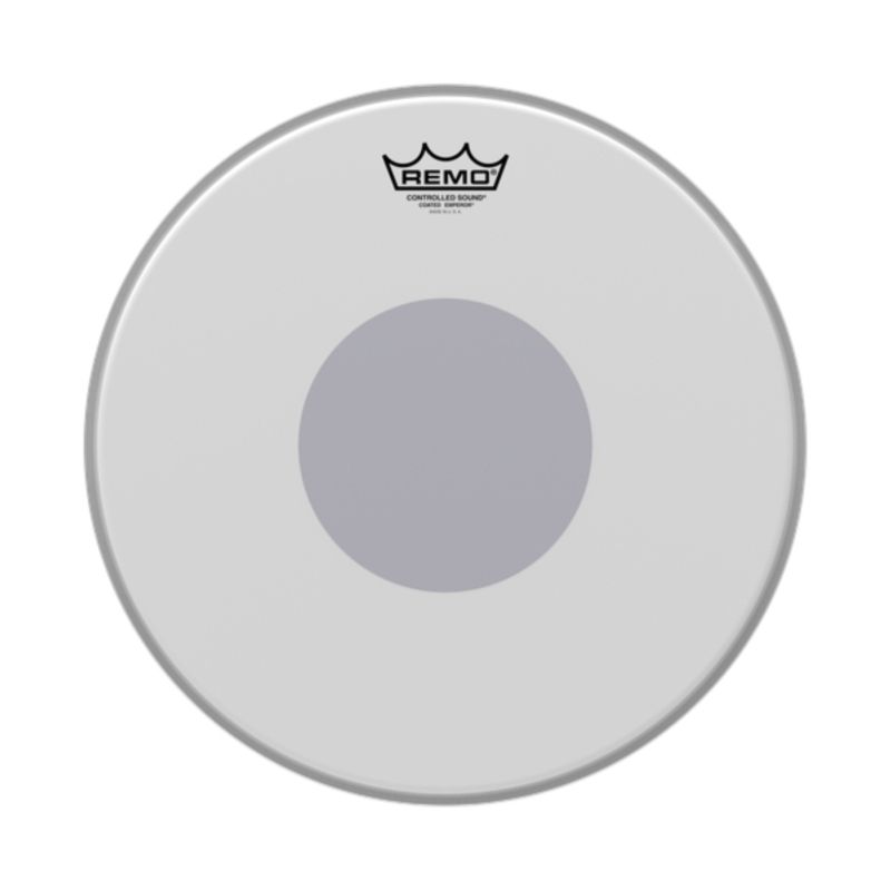 Remo Emperor Coated Bottom Black Dot. Toms/Skarp.14''