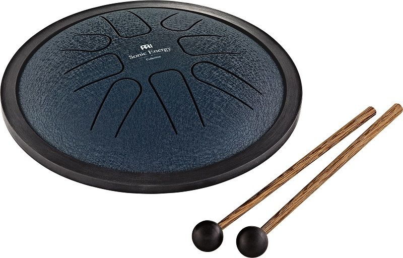 Meinl SSTD2NB.Sonic Energy Small Steel Tongue Drum, G-Minor Navy Blue.