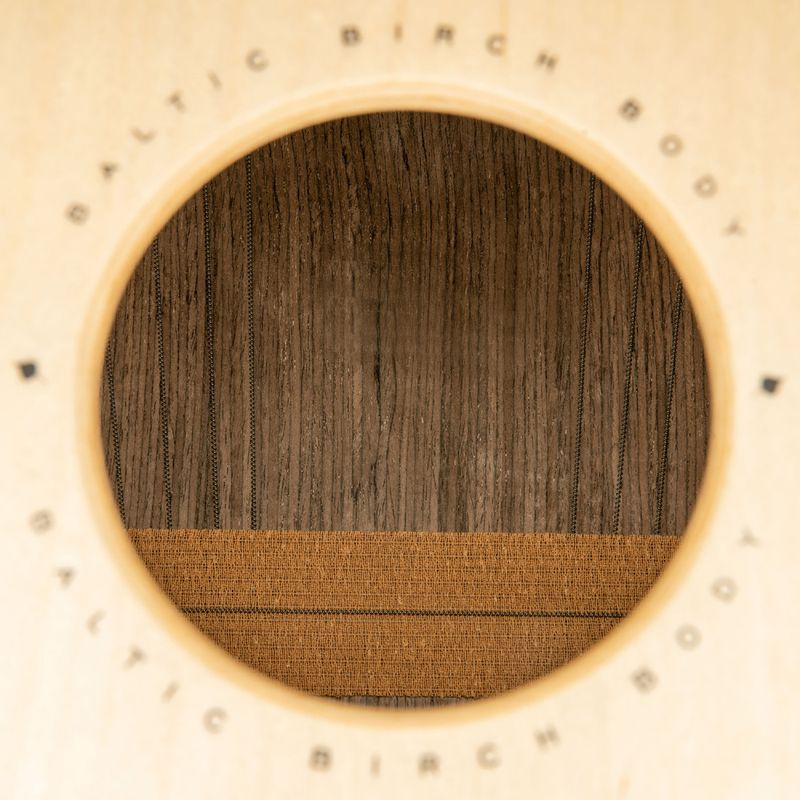 Meinl WCP100MB. Woodcraft Professional Cajon. Makah Burl frontplate.