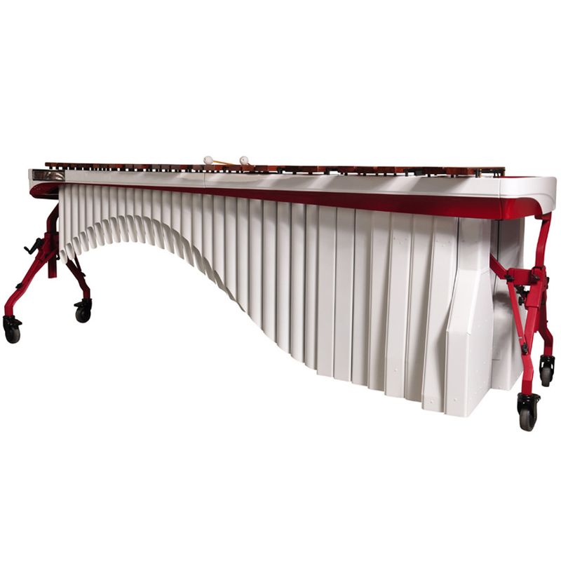 Marimba Adams Special Edition Bogdan Bocanu MAHB50, 5 Octave, C2-C7, 72-40mm Rosewood Bars, Red/White