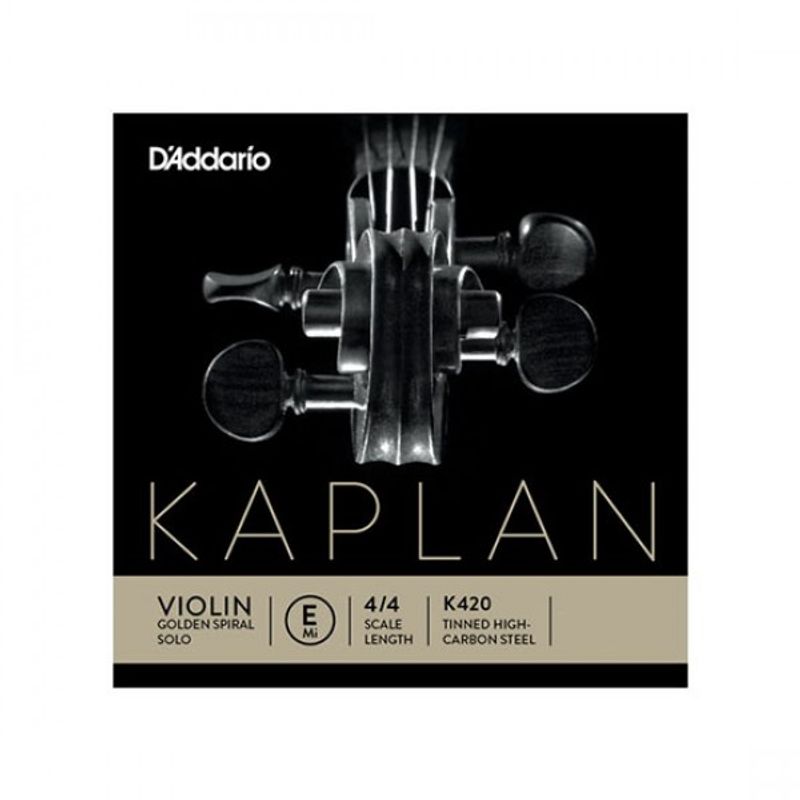 D'addario Kaplan Golden Spiral K-420 4/4 fiolin E streng, medium / Strong
