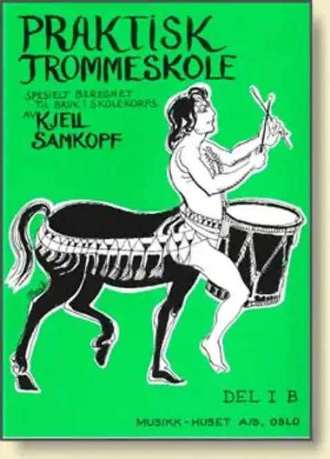 Hovedbilde Praktisk trommeskole del 1 B (grønn)