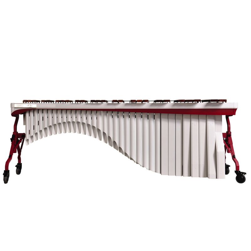 Marimba Adams Special Edition Bogdan Bocanu MAHB50, 5 Octave, C2-C7, 72-40mm Rosewood Bars, Red/White